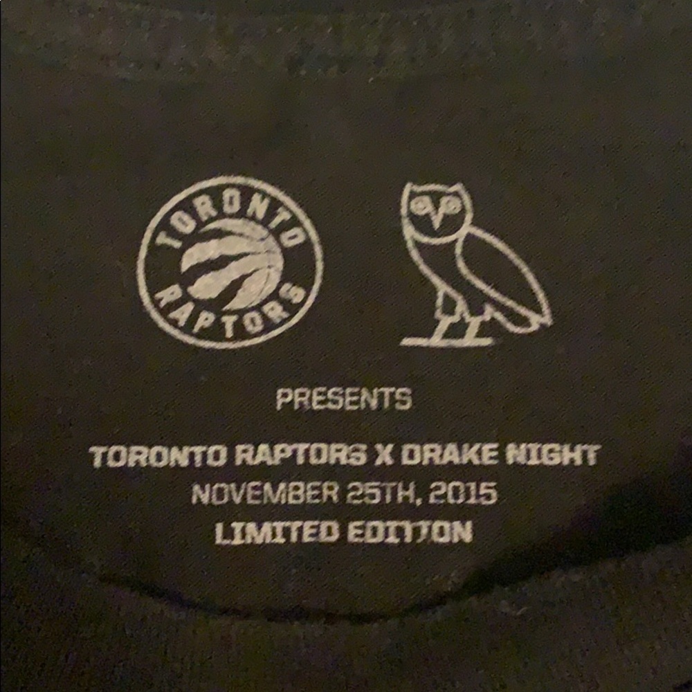 SOLD - Raptors Drake Night Shirt!! 💜🖤 - Picture 4 of 13